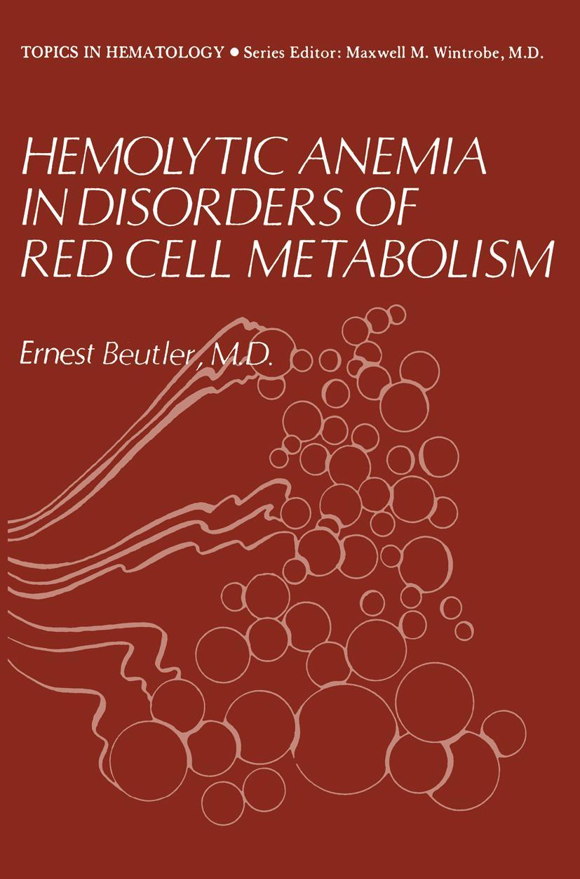 Vorderes Coverbild Hemolytic Anemia in Disorders of Red Cell Metabolism