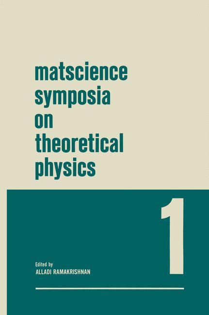 Vorderes Coverbild Matscience Symposia on Theoretical Physics