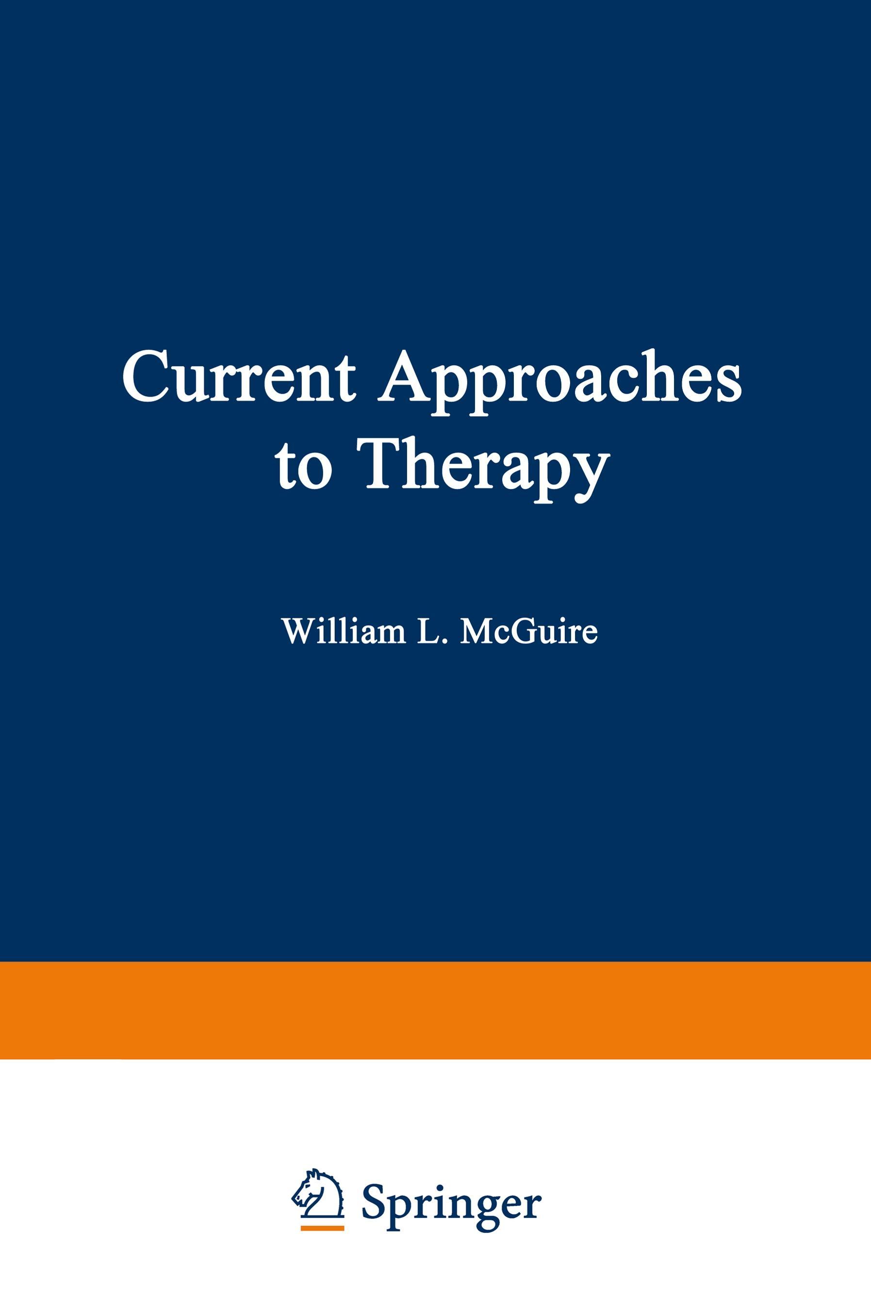 Vorderes Coverbild Current Approaches to Therapy