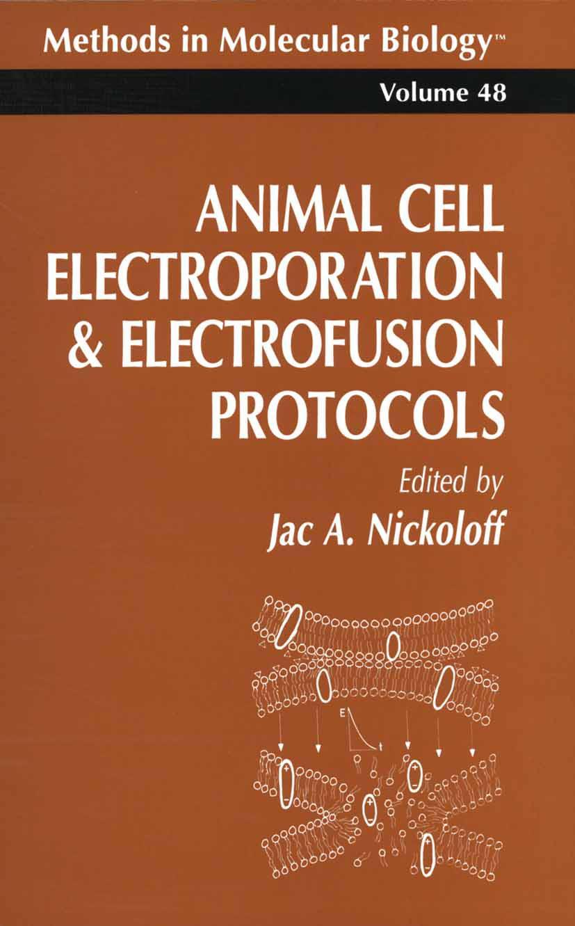 Vorderes Coverbild Animal Cell Electroporation and Electrofusion Protocols
