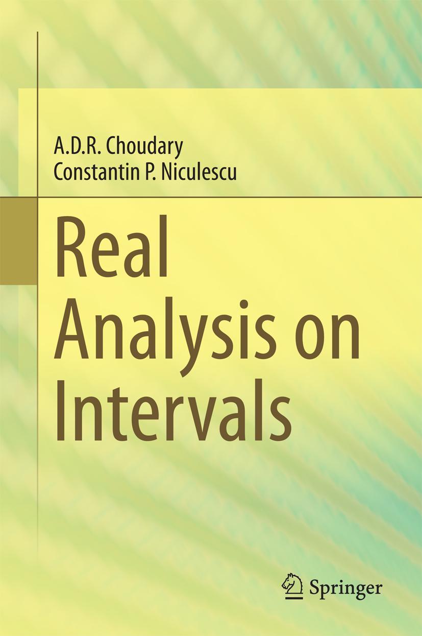 Vorderes Coverbild Real Analysis on Intervals