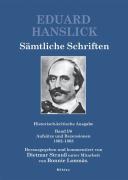 Vorderes Coverbild Eduard Hanslick. Sämtliche Schriften. Historisch-kritische Ausgabe