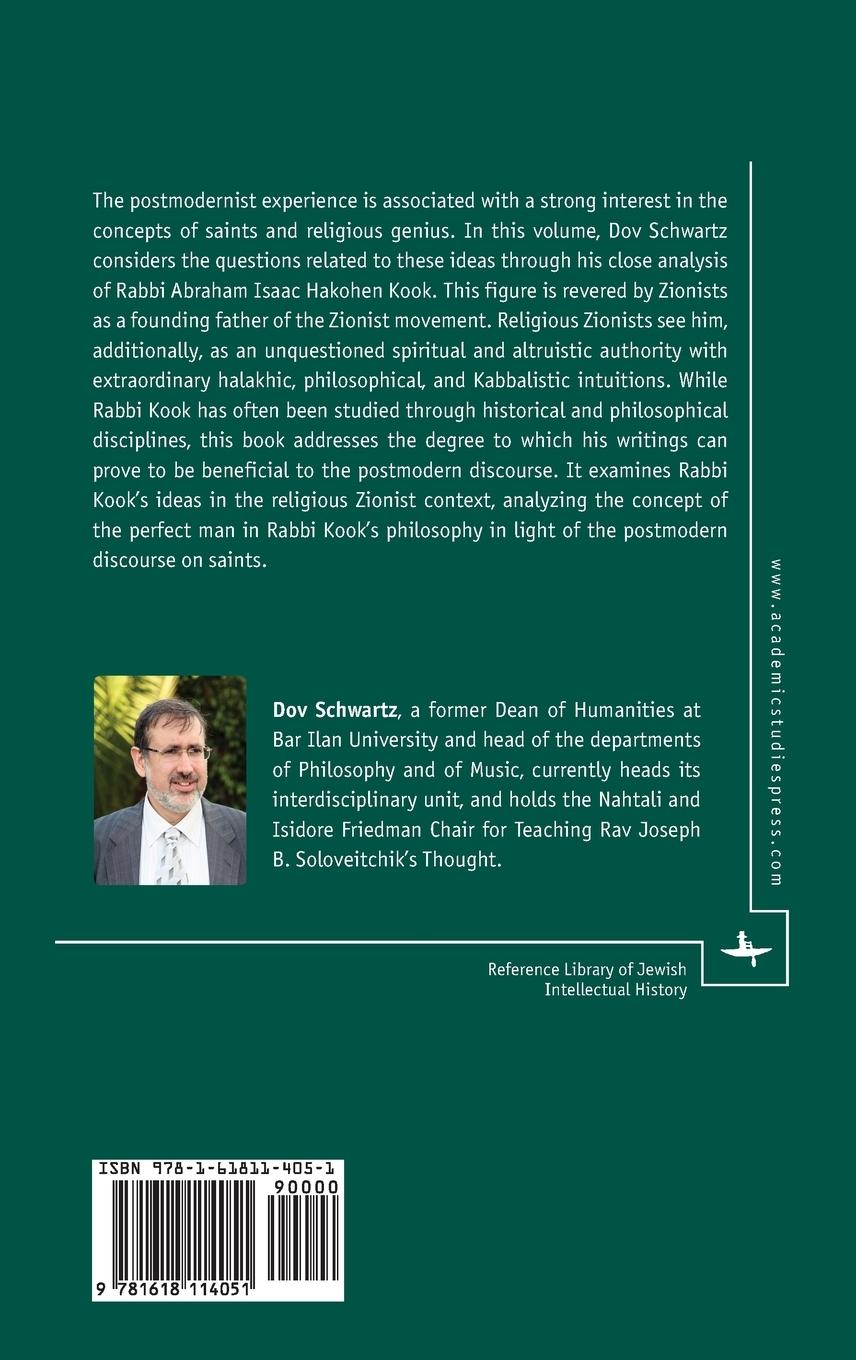 Rückseitencover The Religious Genius in Rabbi Kook's Thought