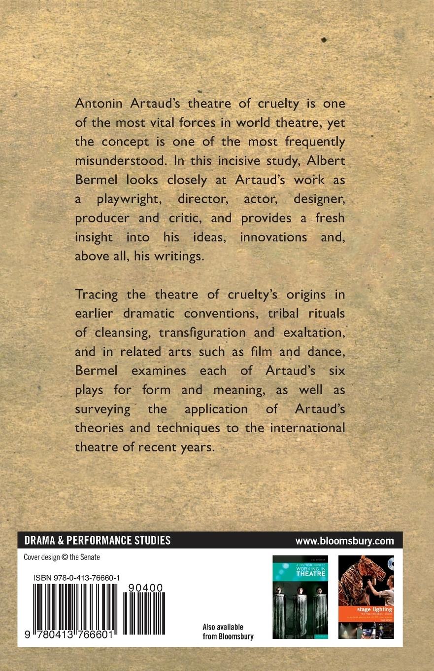 Rückseitencover Artaud's Theatre of Cruelty