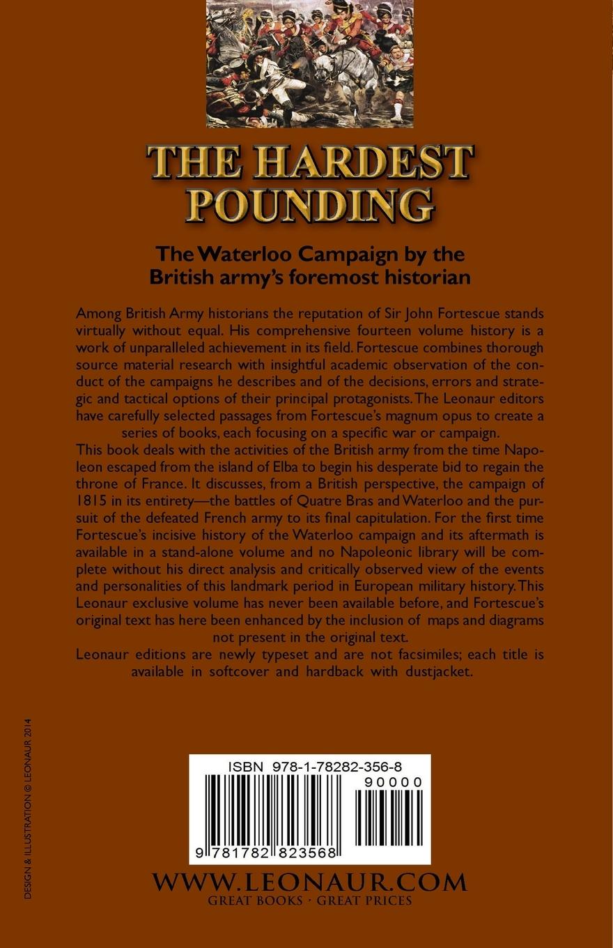 Rückseitencover Sir John Fortescue's 'The Hardest Pounding'