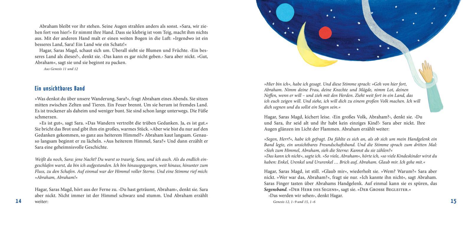 Beispielinhalt (Bild) Die neue Erzählbibel