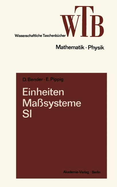 Vorderes Coverbild Einheiten, Maßsysteme, SI