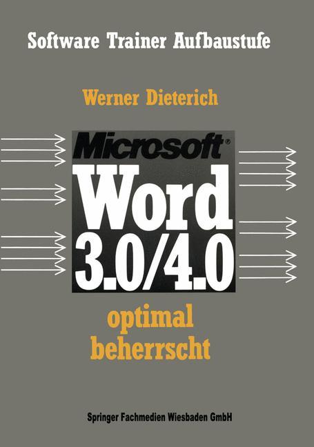 Vorderes Coverbild Word 3.0/4.0 optimal beherrscht