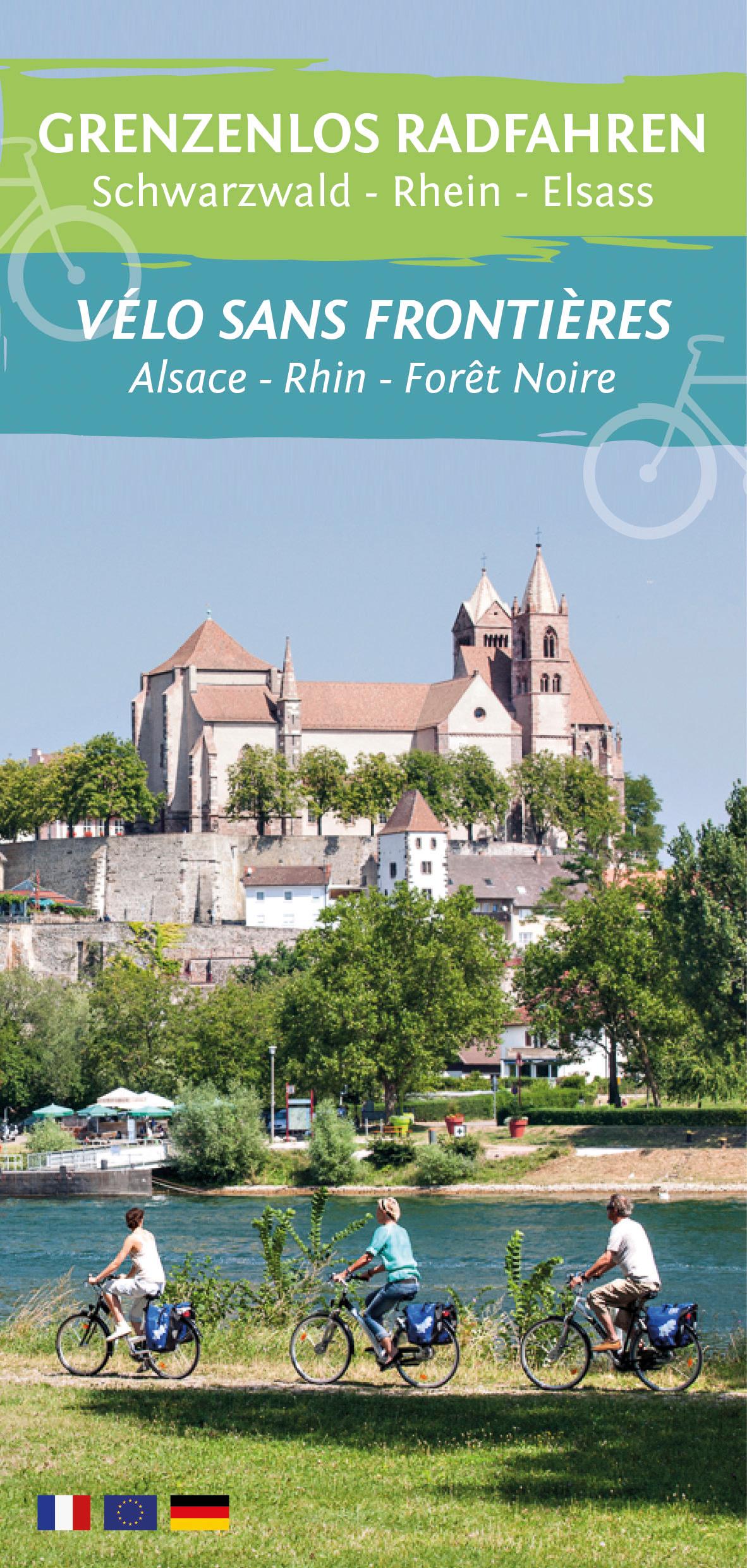 Vorderes Coverbild Grenzenlos Radfahren Schwarzwald - Rhein - Elsass