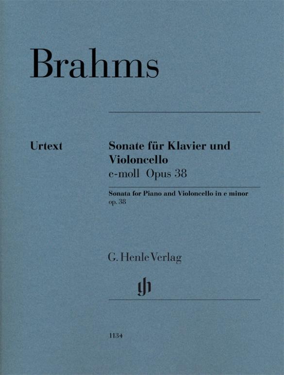 Vorderes Coverbild Sonate für Klavier und Violoncello e-moll op.38