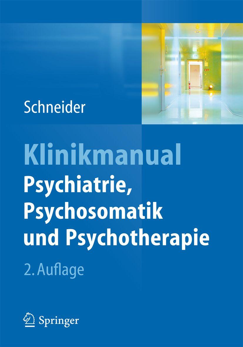 Vorderes Coverbild Klinikmanual Psychiatrie, Psychosomatik & Psychotherapie