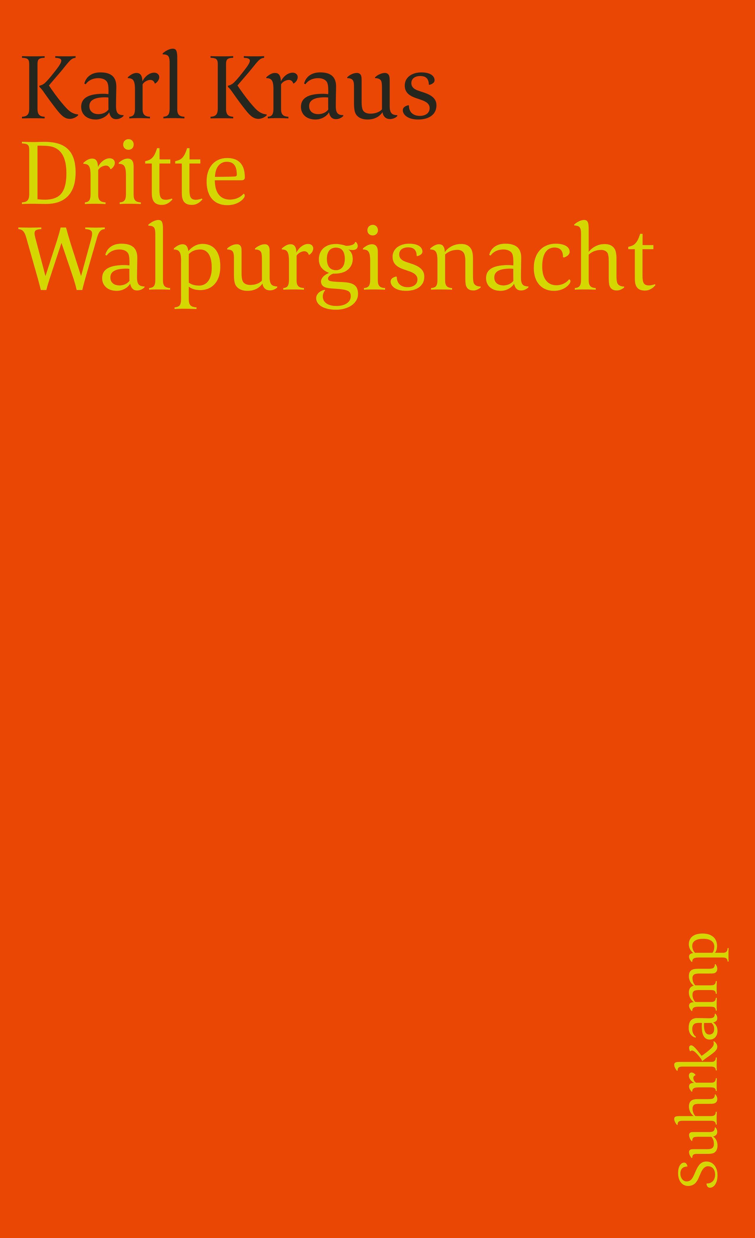 Vorderes Coverbild Dritte Walpurgisnacht