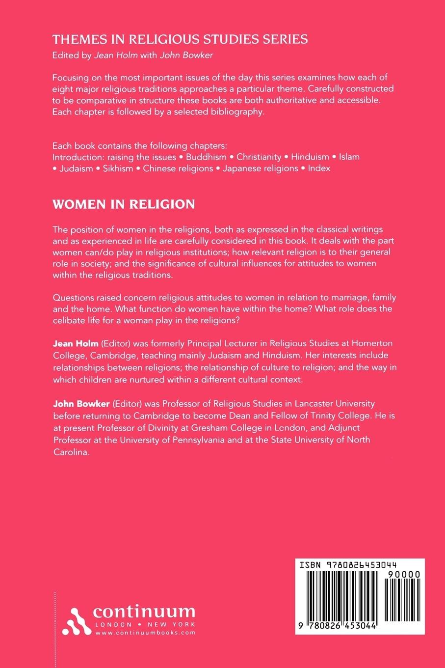 Rückseitencover Women in Religion