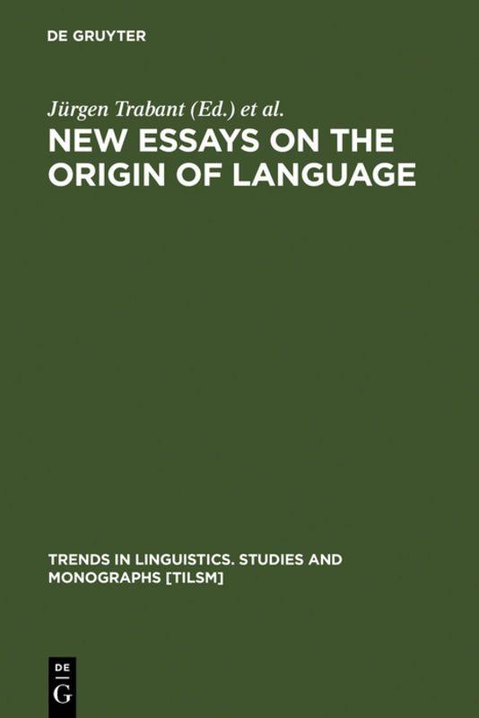 Vorderes Coverbild New Essays on the Origin of Language