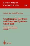 Vorderes Coverbild Cryptographic Hardware and Embedded Systems - CHES 2000