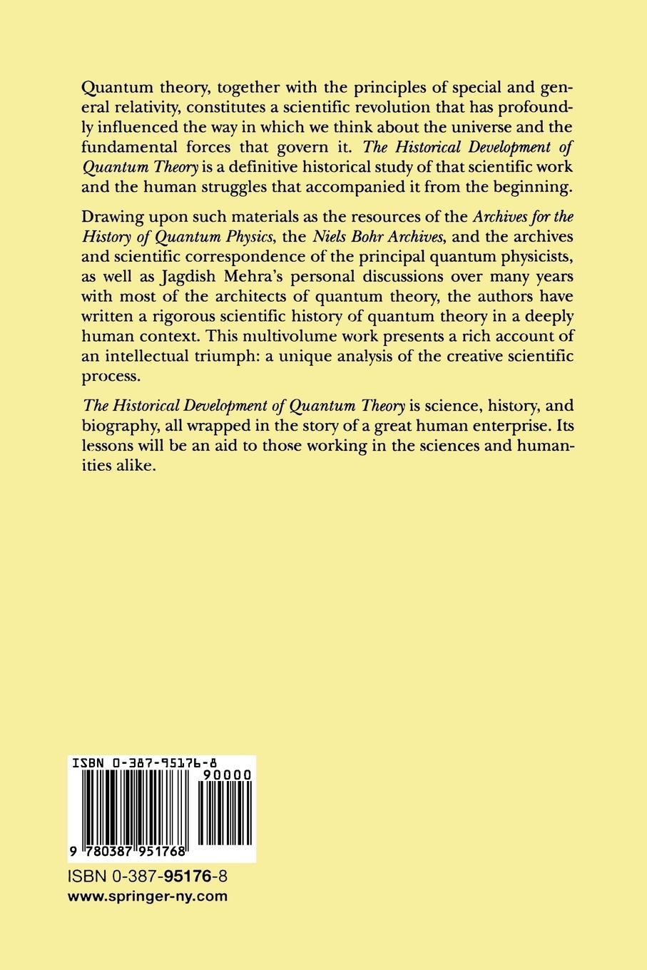 Rückseitencover The Discovery of Quantum Mechanics 1925