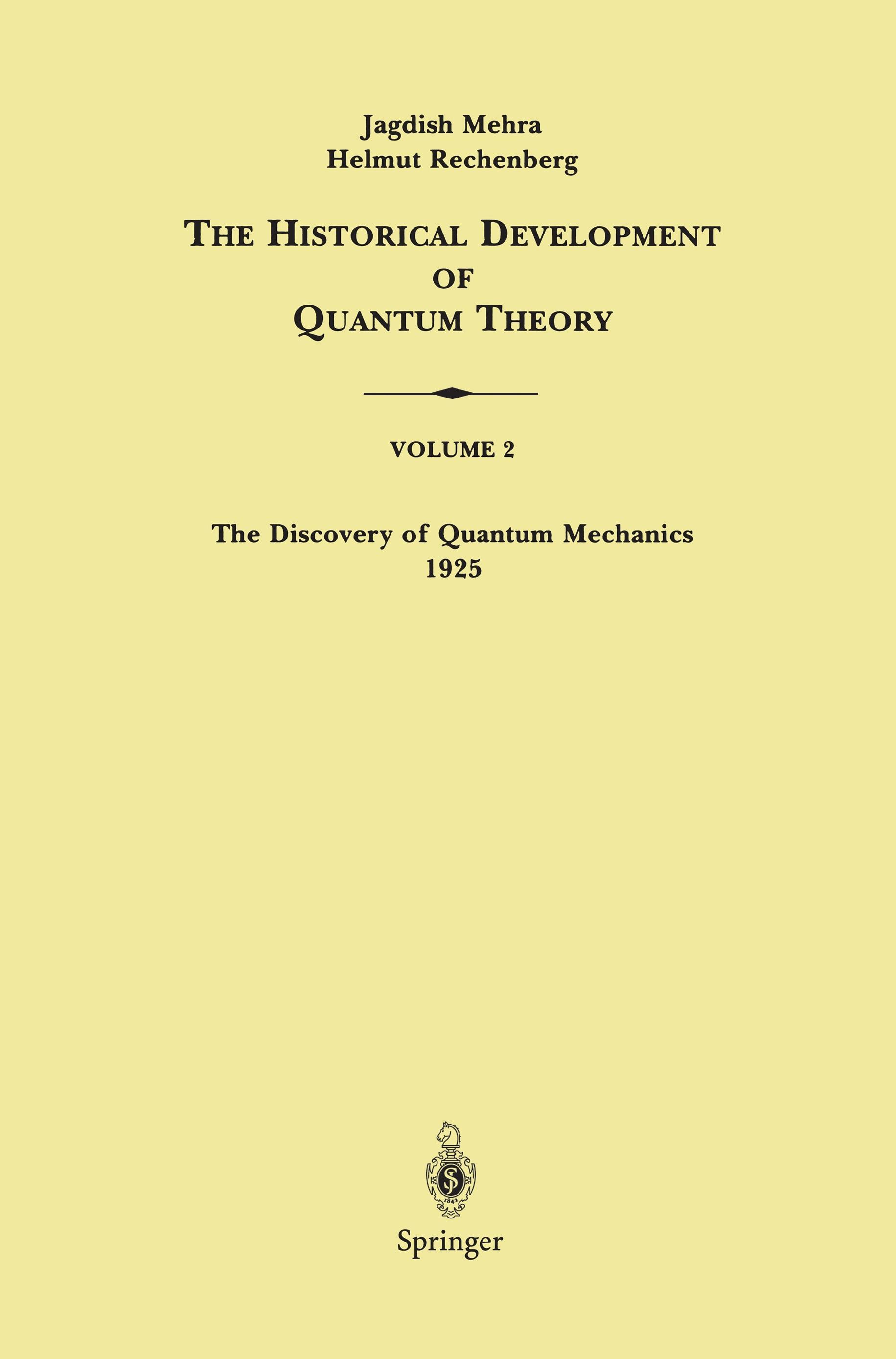 Vorderes Coverbild The Discovery of Quantum Mechanics 1925