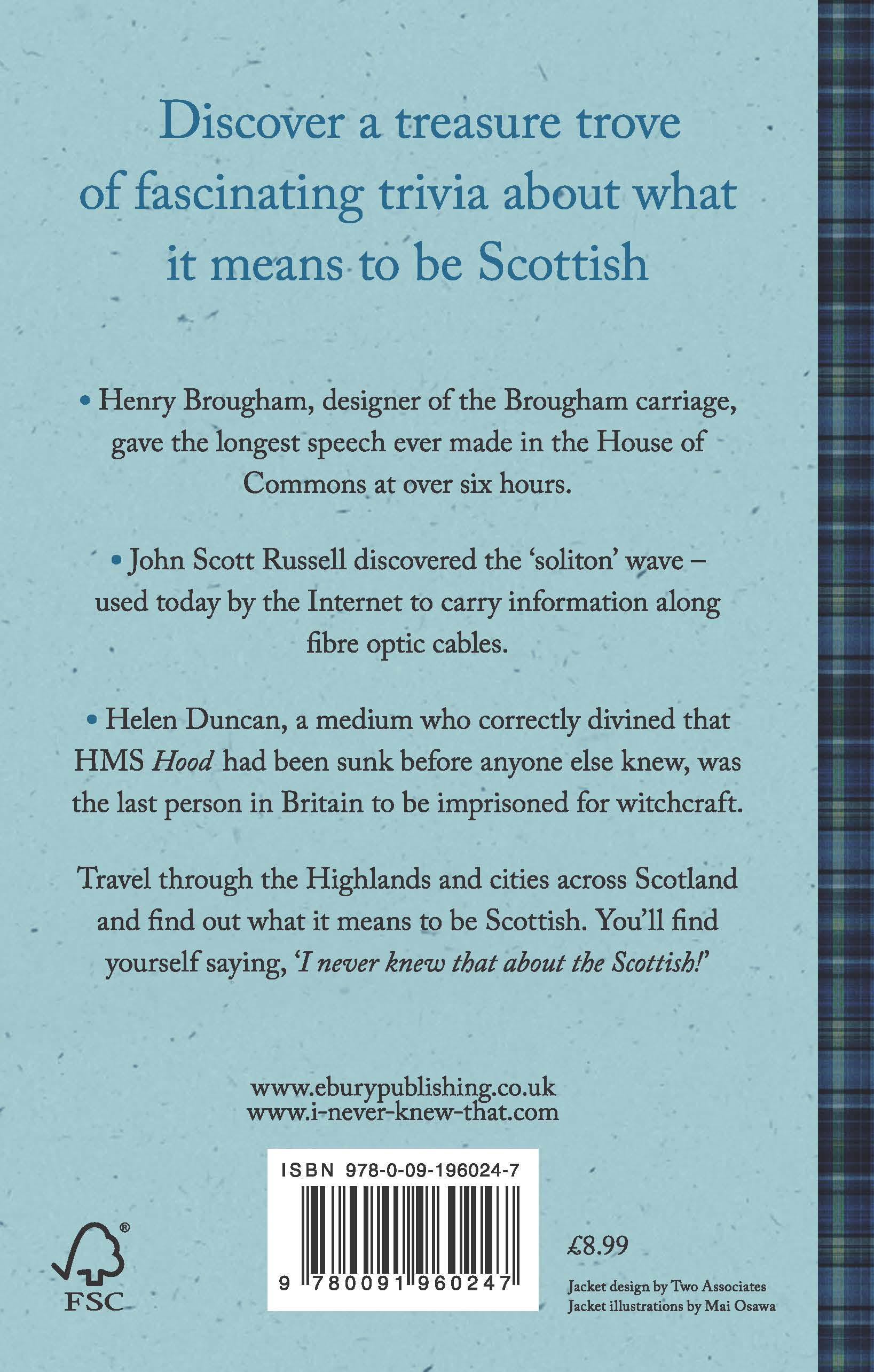 Rückseitencover I Never Knew That About the Scottish