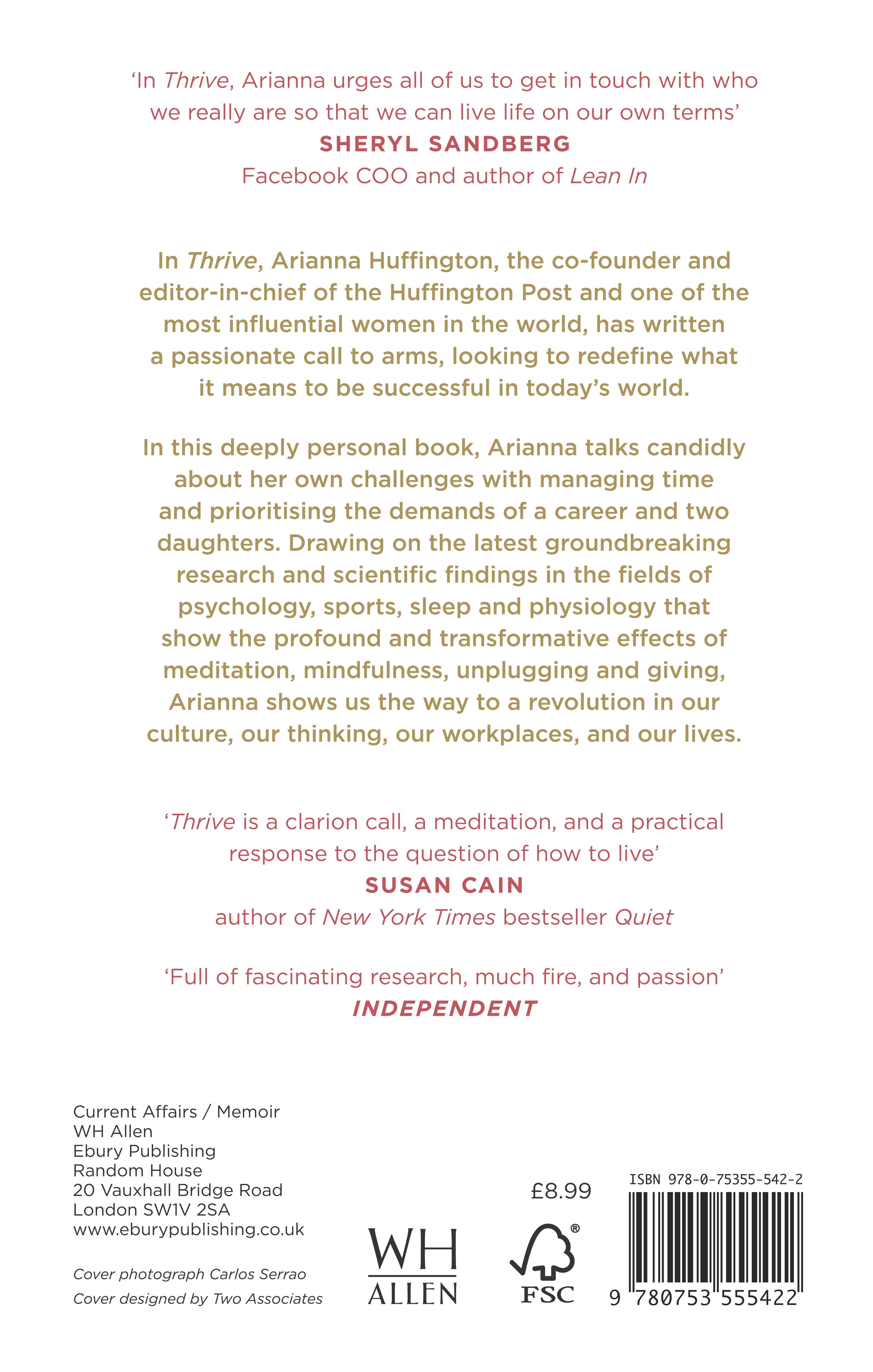 Rückseitencover Thrive