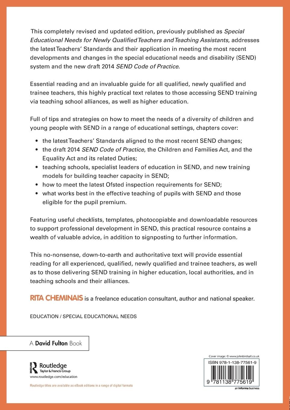 Rückseitencover Special Educational Needs for Qualified and Trainee Teachers