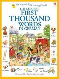 Vorderes Coverbild First Thousand Words in German