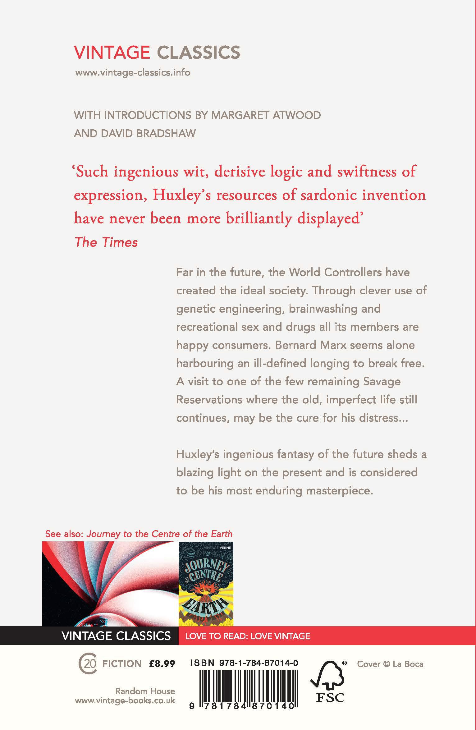 Rückseitencover Brave New World