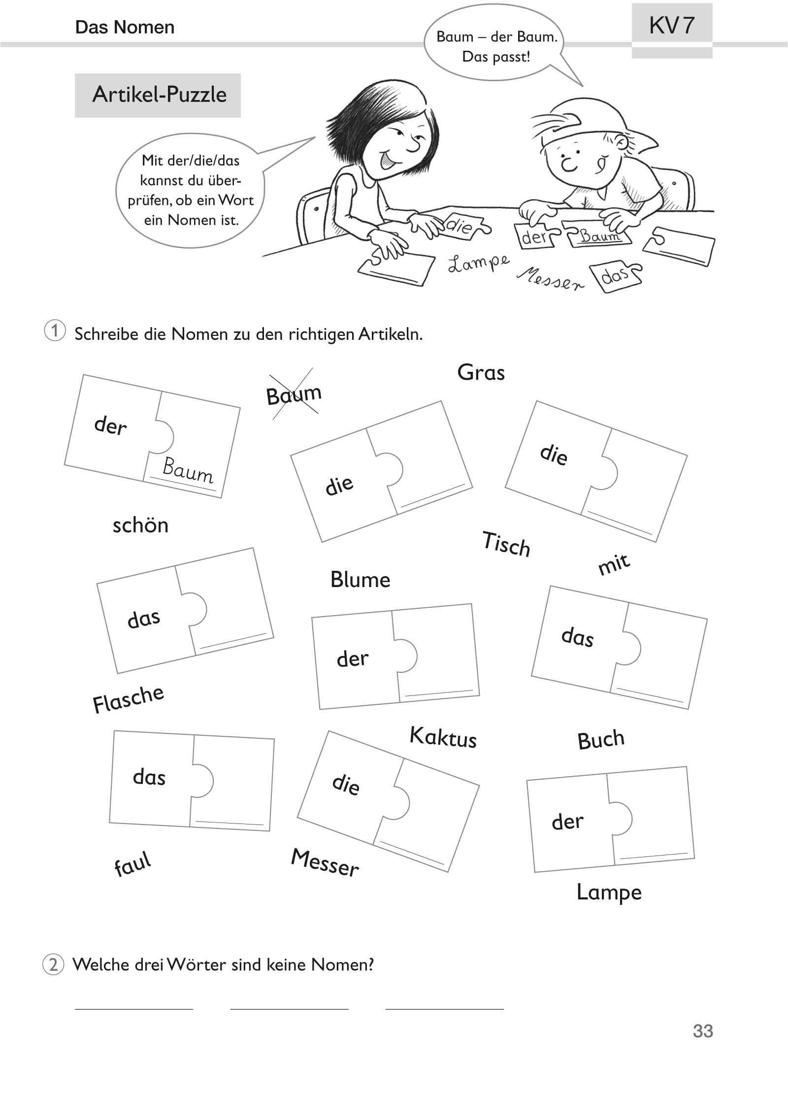 Beispielinhalt (Bild) Grammatik - kompetent! 1 / 2
