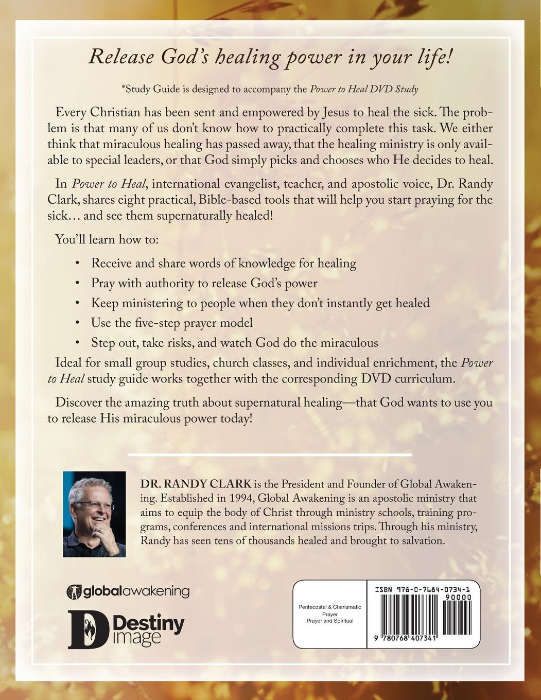 Rückseitencover Power to Heal Study Guide