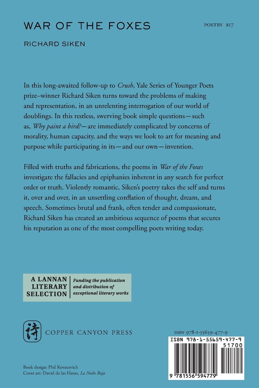 Rückseitencover War of the Foxes