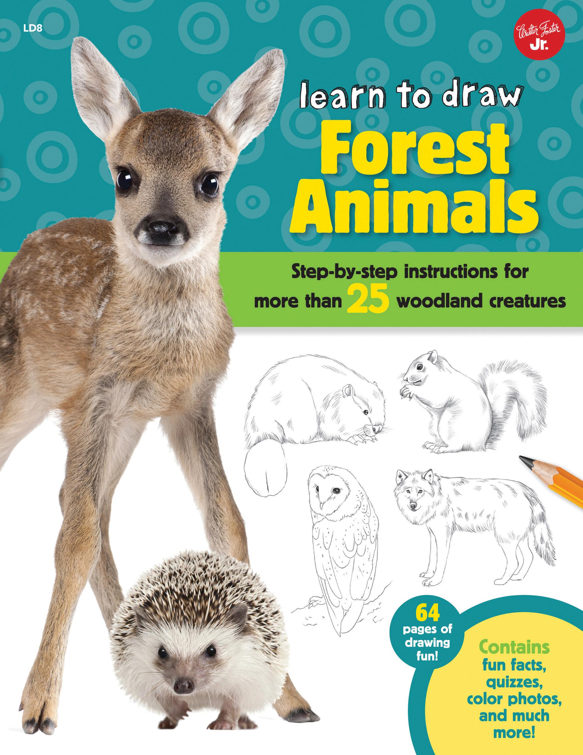 Vorderes Coverbild Learn to Draw Forest Animals