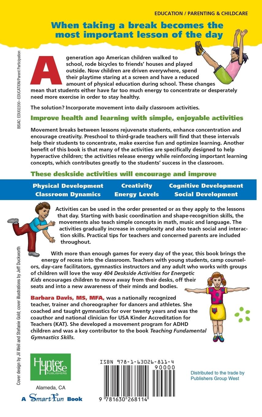 Rückseitencover 404 Deskside Activities for Energetic Kids