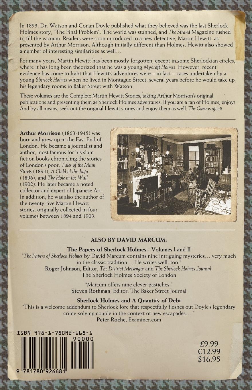 Rückseitencover Sherlock Holmes in Montague Street Volume 2