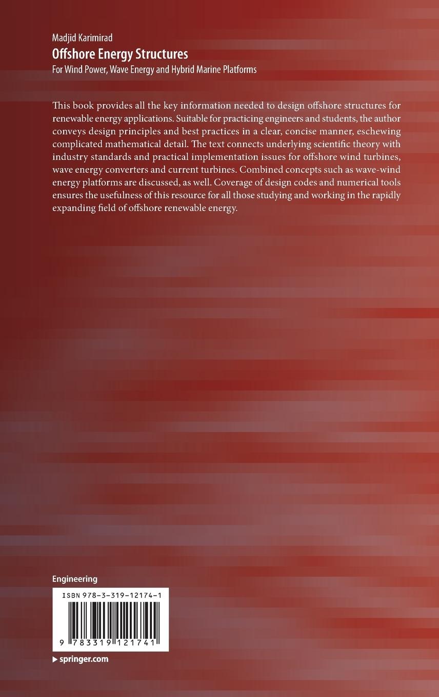 Rückseitencover Offshore Energy Structures