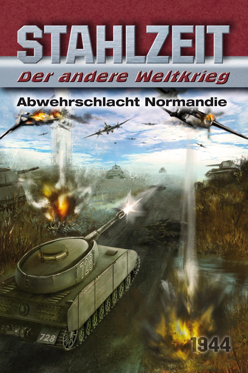 Vorderes Coverbild Stahlzeit, Band 4: "Abwehrschlacht Normandie"