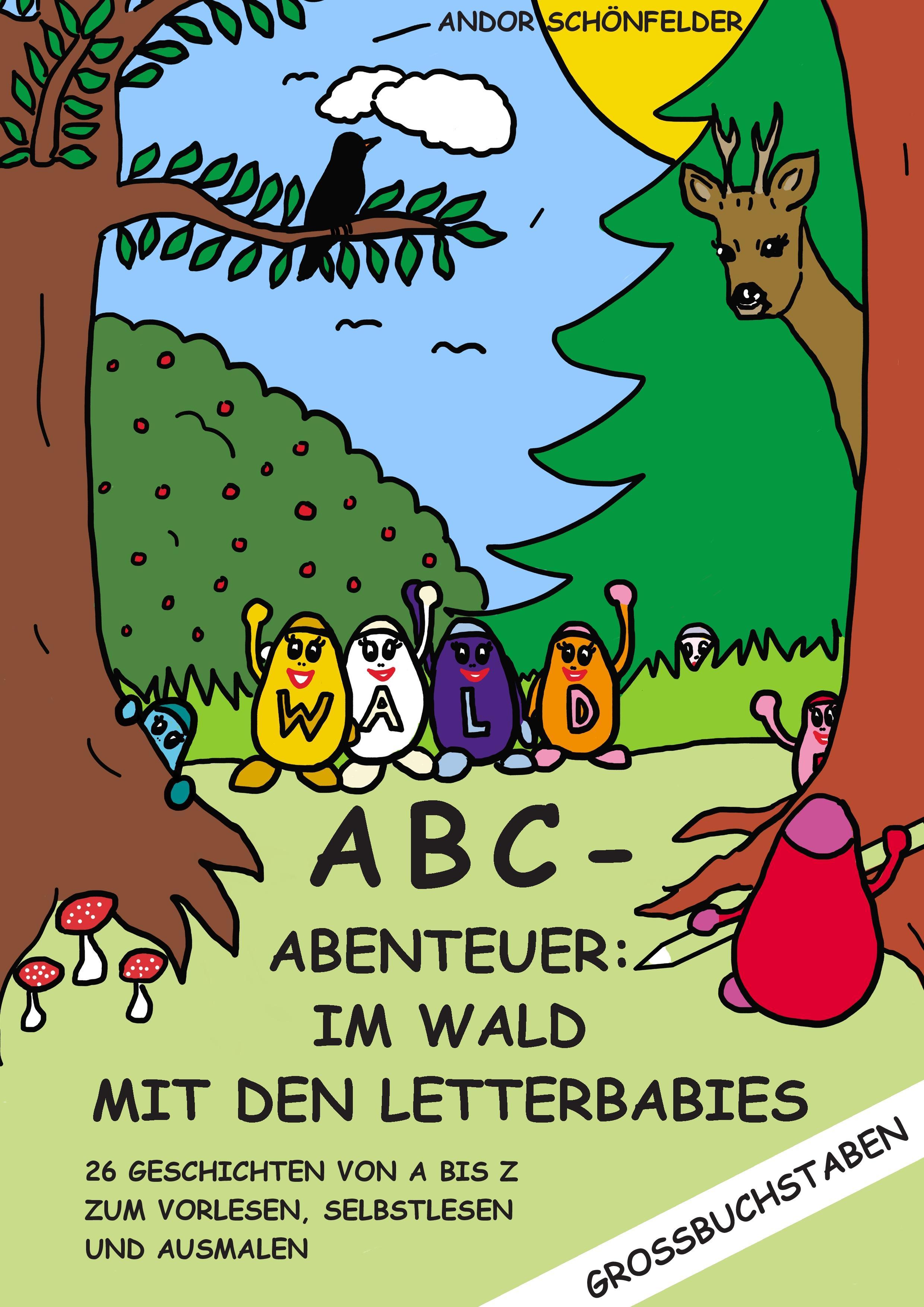 Vorderes Coverbild ABC- Abenteuer: Im Wald mit den Letterbabies