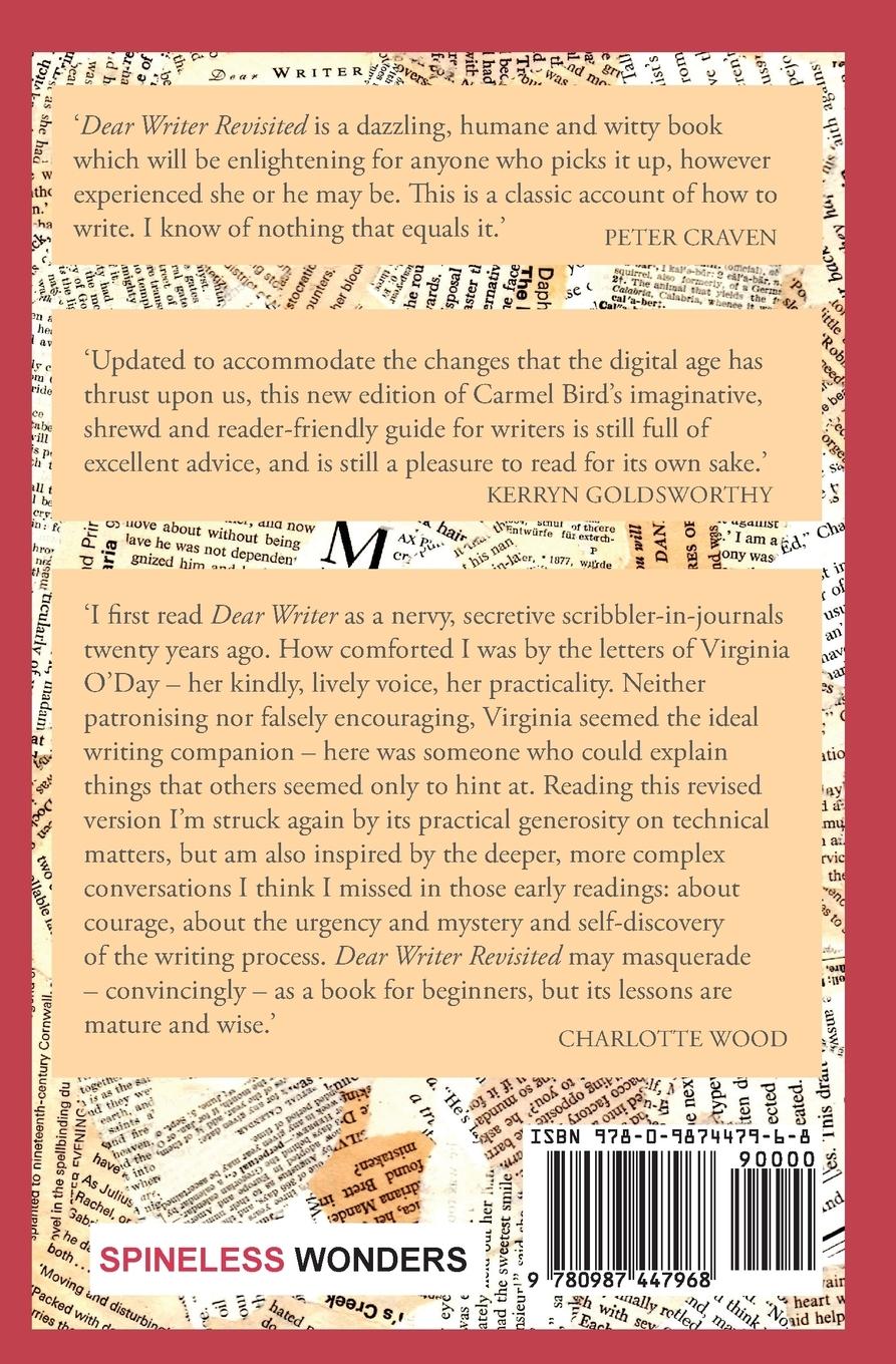 Rückseitencover Dear Writer Revisited