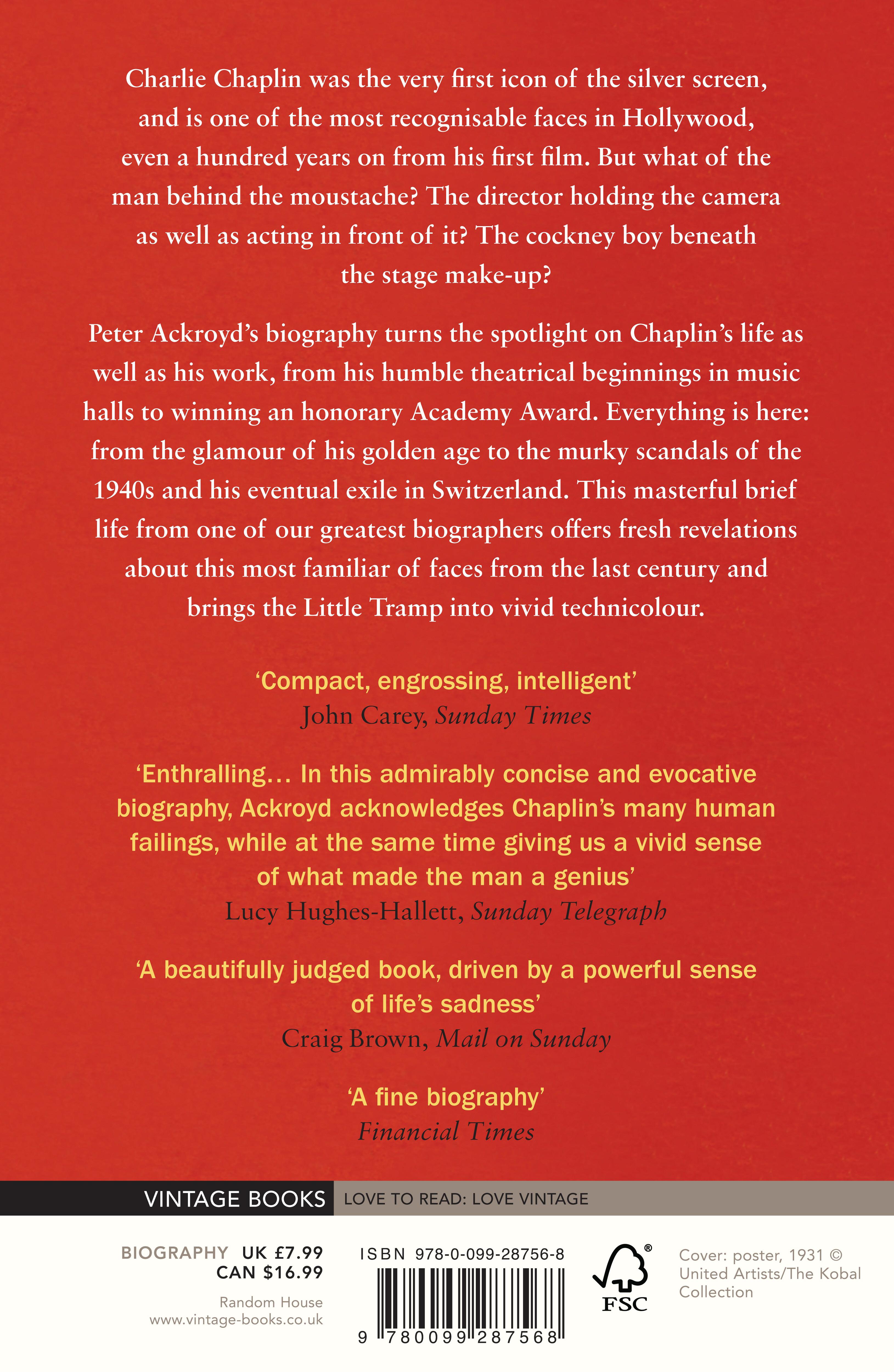 Rückseitencover Charlie Chaplin