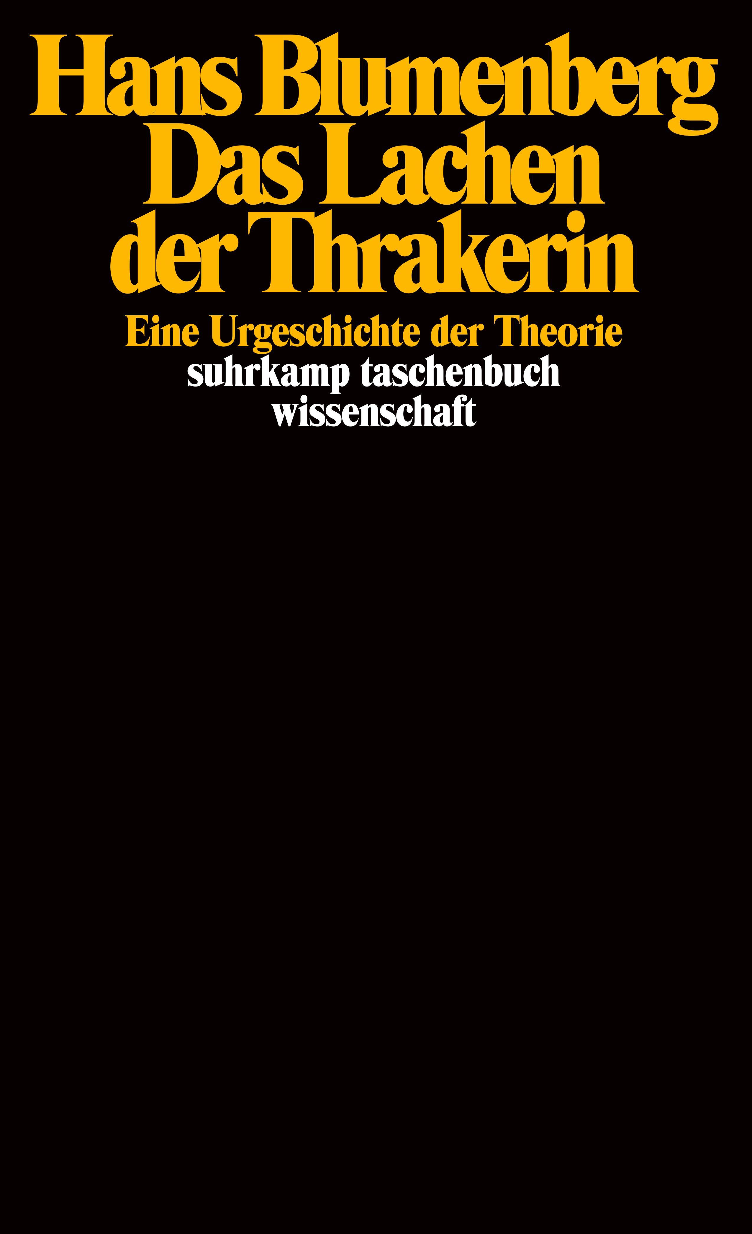 Vorderes Coverbild Das Lachen der Thrakerin