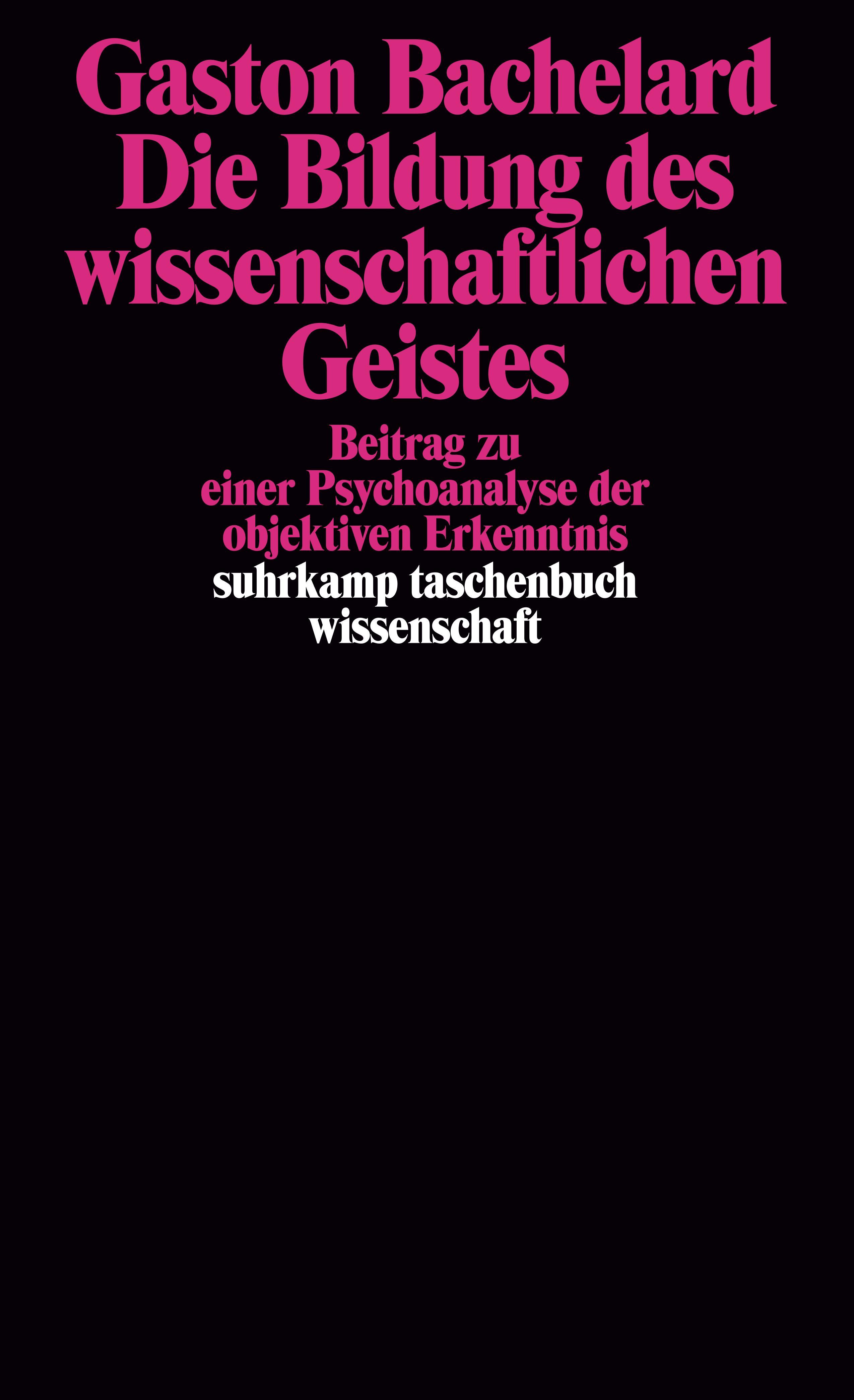 Vorderes Coverbild Die Bildung des wissenschaftlichen Geistes