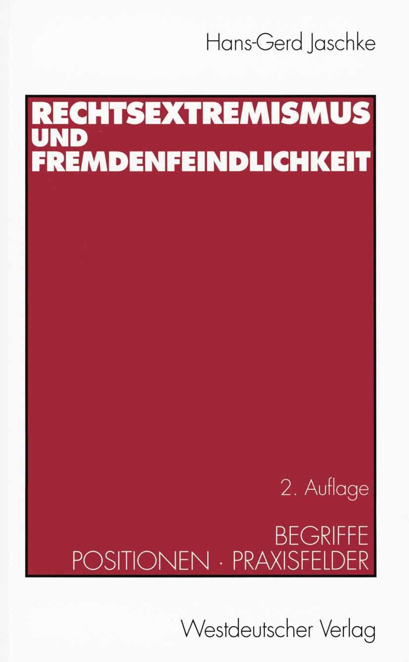 Vorderes Coverbild Rechtsextremismus und Fremdenfeindlichkeit