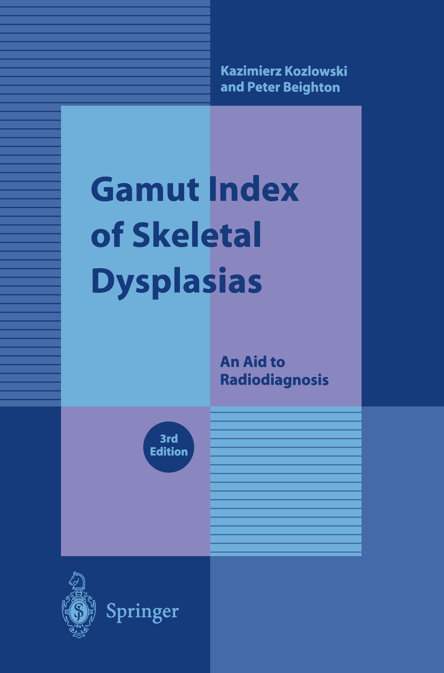 Vorderes Coverbild Gamut Index of Skeletal Dysplasias