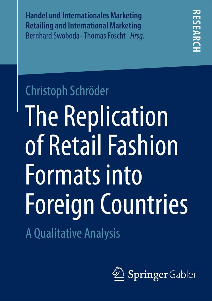 Vorderes Coverbild The Replication of Retail Fashion Formats into Foreign Countries