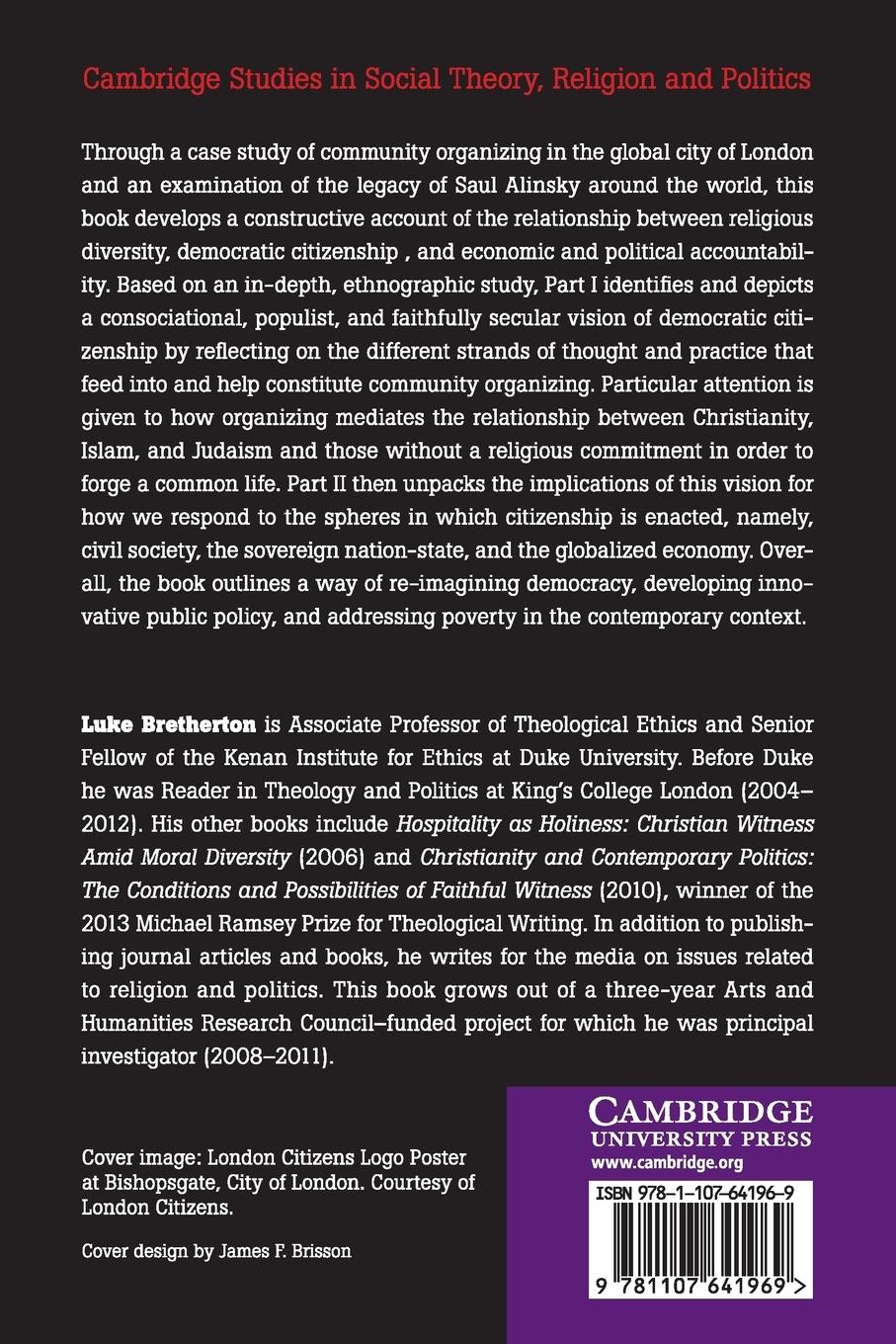 Rückseitencover Resurrecting Democracy