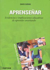 Vorderes Coverbild Aprenseñar : eviencias e implicaciones educativas de aprender enseñando