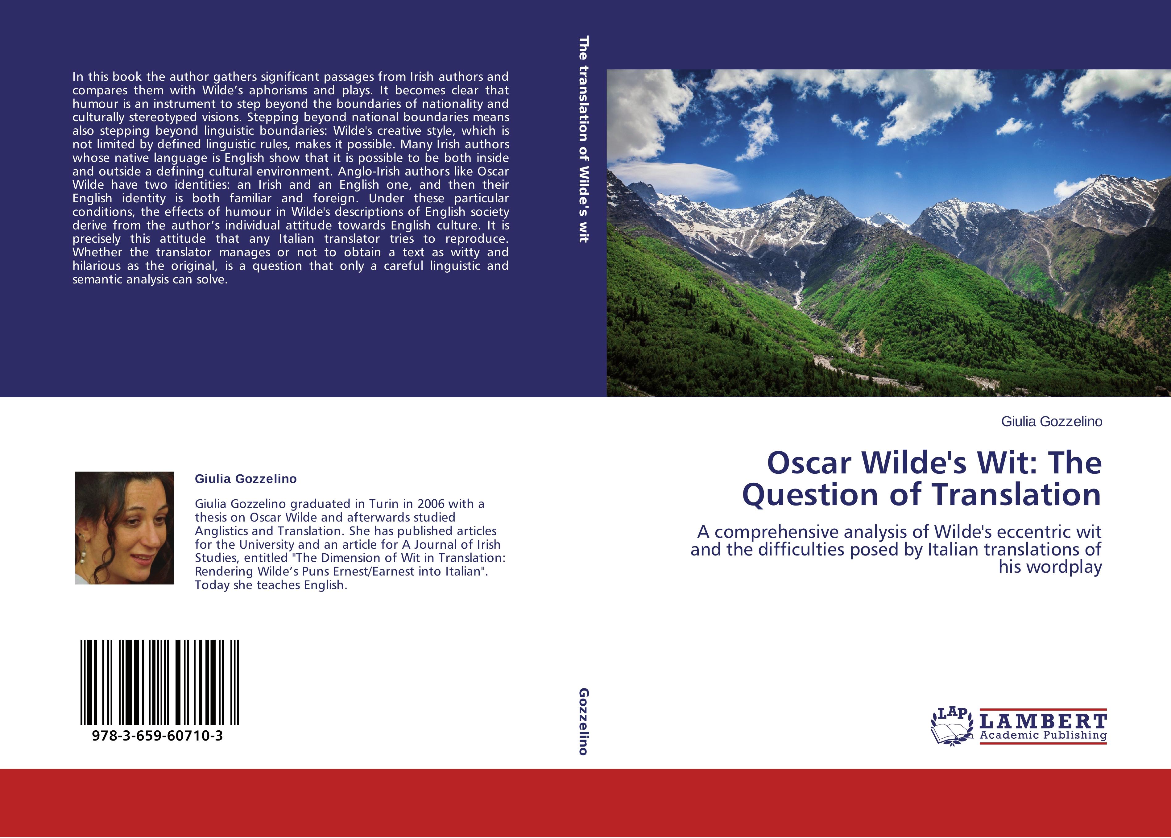 Vorderes Coverbild Oscar Wilde's Wit: The Question of Translation