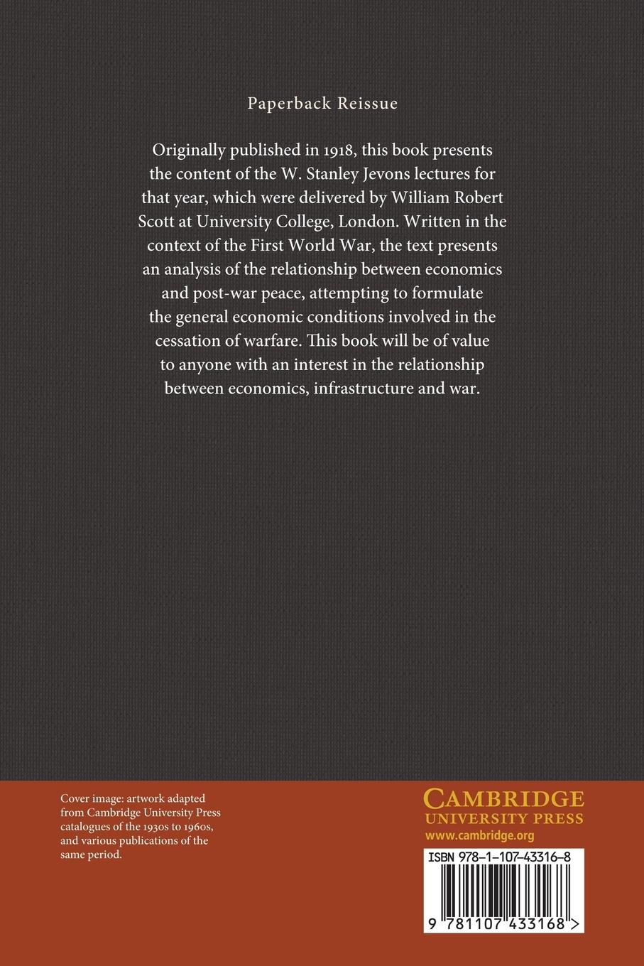 Rückseitencover Economic Problems of Peace After War