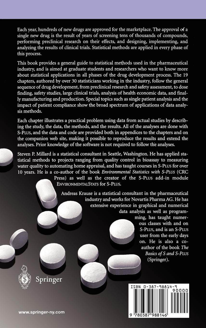 Rückseitencover Applied Statistics in the Pharmaceutical Industry