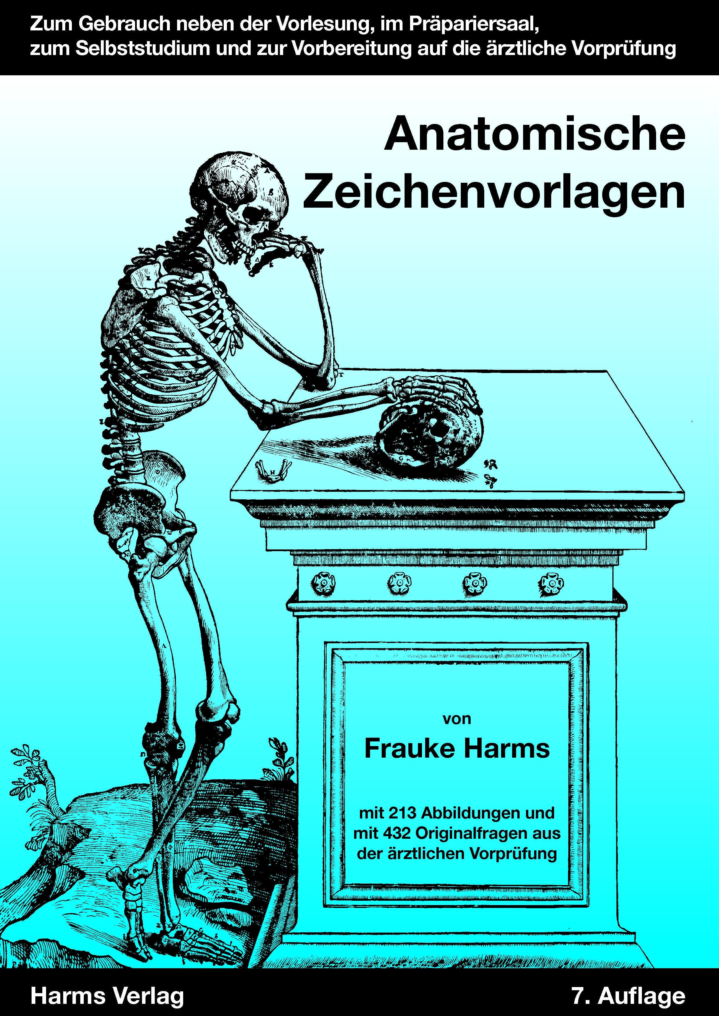 Vorderes Coverbild Anatomische Zeichenvorlagen