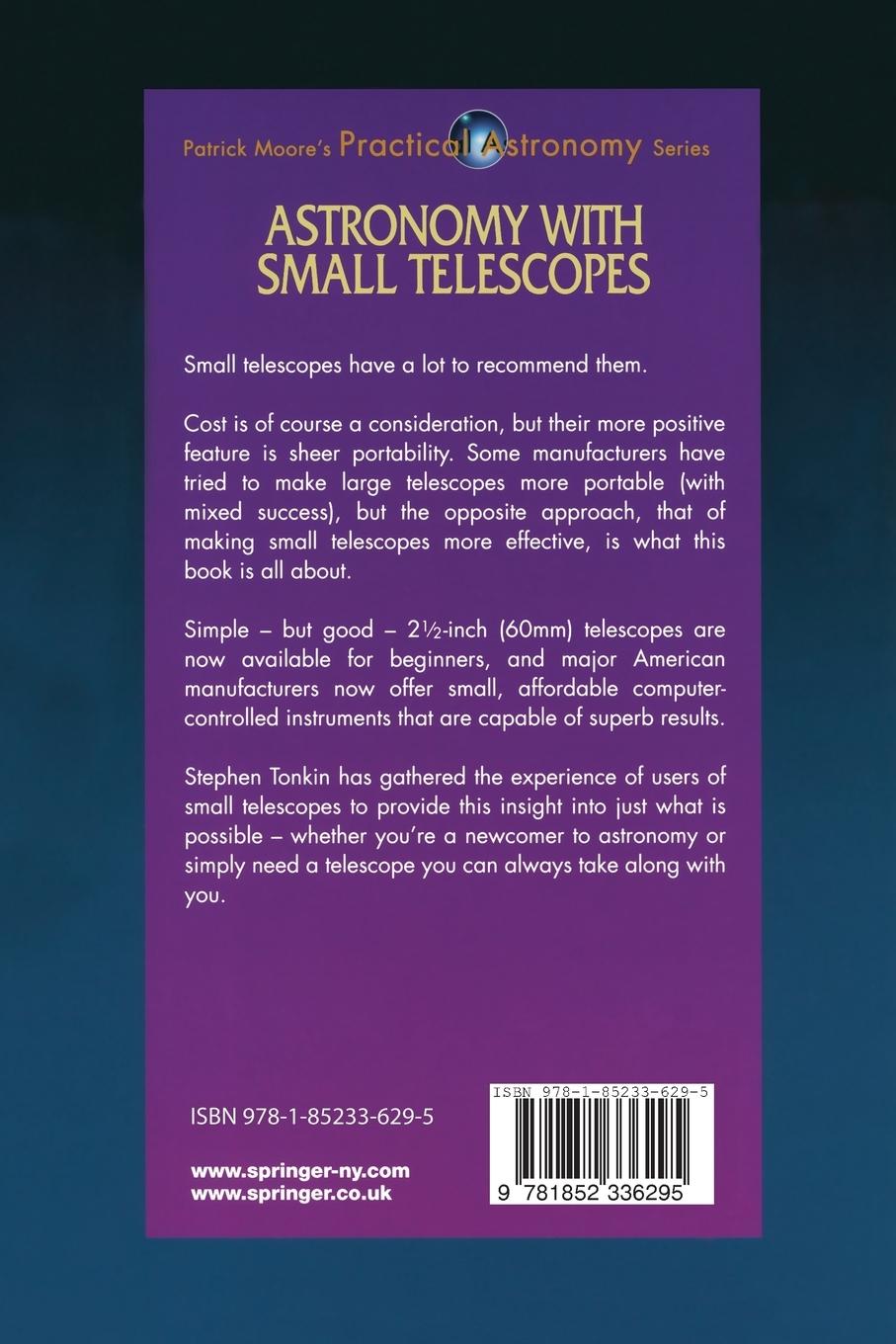 Rückseitencover Astronomy with Small Telescopes