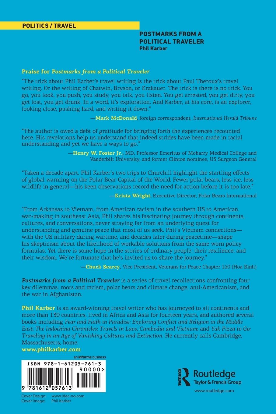 Rückseitencover Postmarks from a Political Traveler